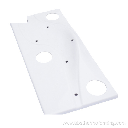 White polycarbonate thermoforming processing